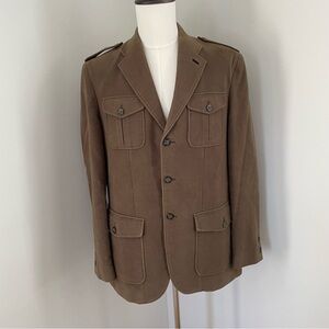 Black Brown 1826 Men’s Military Blazer Sz L